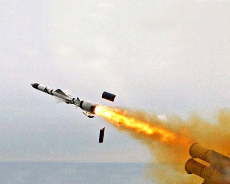 Tên lửa hành trình chống tàu cận âm Exocet MM40 Block 3.