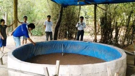 Sới gà, nơi gần 30 đối tượng sát phạt nhau.