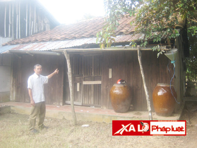 Vị ấp phó bên căn nhà của “ma men” Công, cũng chính là hiện trường vụ án "bợm nhậu" hại chết ông lão 93 tuổi.