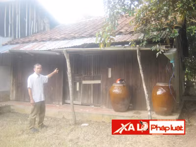 Vị ấp phó bên căn nhà của “ma men” Công, cũng chính là hiện trường vụ án "bợm nhậu" hại chết ông lão 93 tuổi.