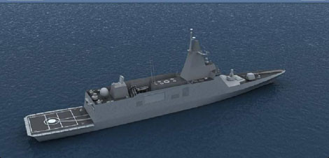 Tàu được trang bị hệ thống chiến đấu tiên tiến SSCS Mk 7.