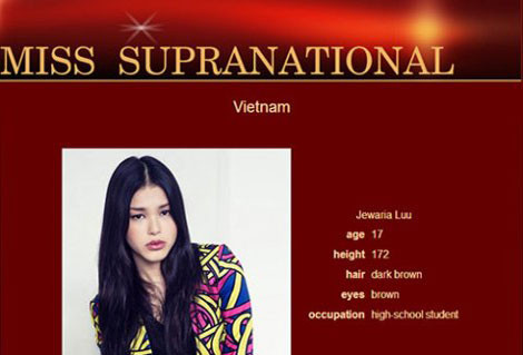 Jewaria Luu - một cái tên hoàn toàn xa lạ với công chúng Việt.