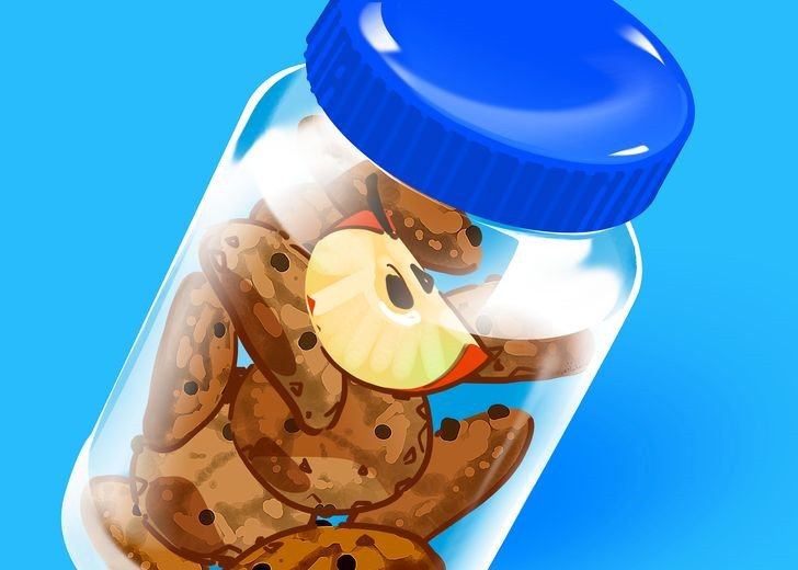 9. Giữ cho bánh quy luôn giòn tan: Khi để 1 thời gian, bánh quy có thể bị quá khô và không có cách nào để ăn được. Hãy cất giữ chúng cùng với một miếng táo. Khi đó, bánh quy sẽ luôn thơm ngon như vừa mới mua.