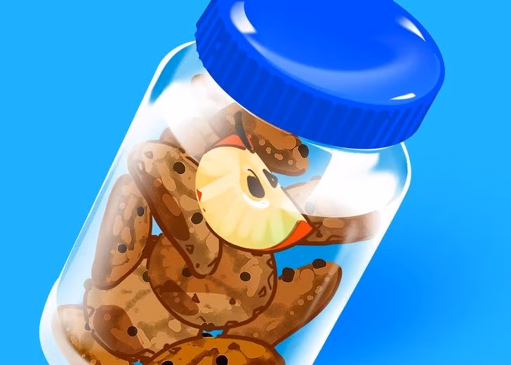 9. Giữ cho bánh quy luôn giòn tan: Khi để 1 thời gian, bánh quy có thể bị quá khô và không có cách nào để ăn được. Hãy cất giữ chúng cùng với một miếng táo. Khi đó, bánh quy sẽ luôn thơm ngon như vừa mới mua.