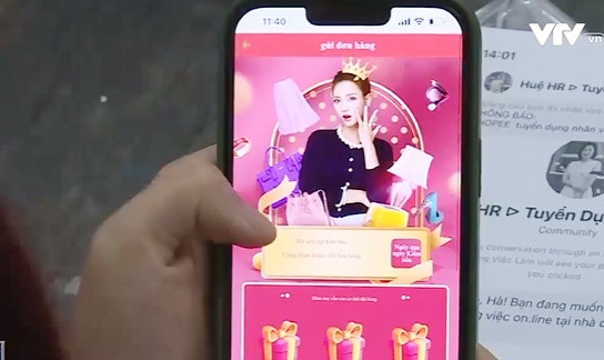 Mua hang ao, chuyen khoan that, vo mong “viec nhe, luong cao“