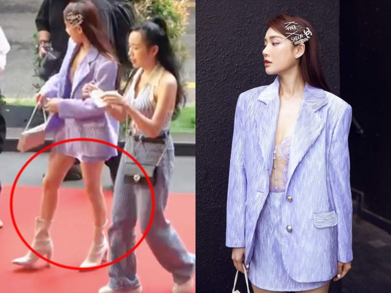 ua những hình ảnh chụp vội, cặp giò như que tăm gân guốc của "gái một con" khiến dân mạng tuột mood vô cùng.