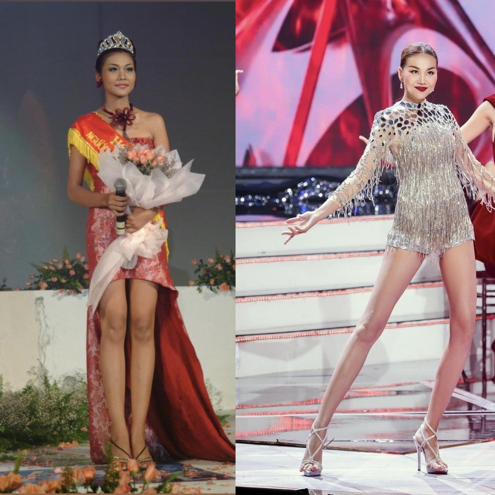 Buc anh doi chan dai tru danh cua Thanh Hang 21 nam truoc