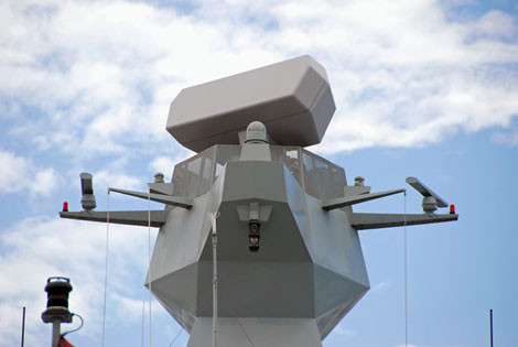 Cận cảnh anten hệ thống radar SMART-S MK2.