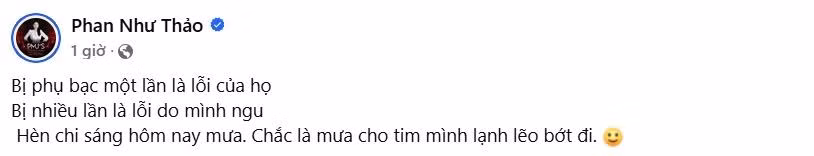 Phan Nhu Thao dang dan am chi bi phu bac nhieu lan