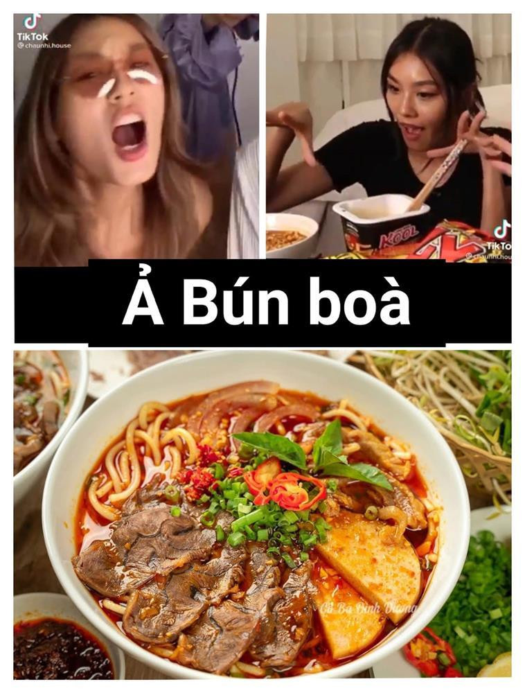 Khi người đẹp là fan ruột của món bún bò Huế.
