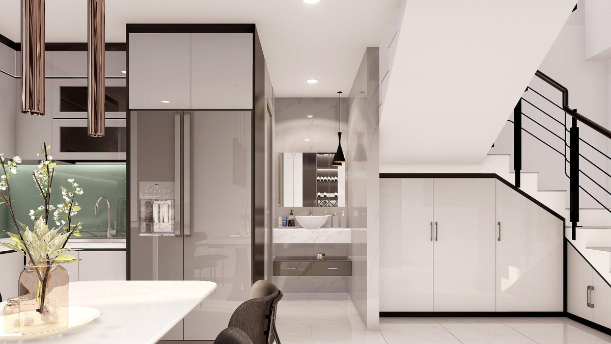 Khong gian song sang, xin va dang cap trong nha pho 2 tang-Hinh-9