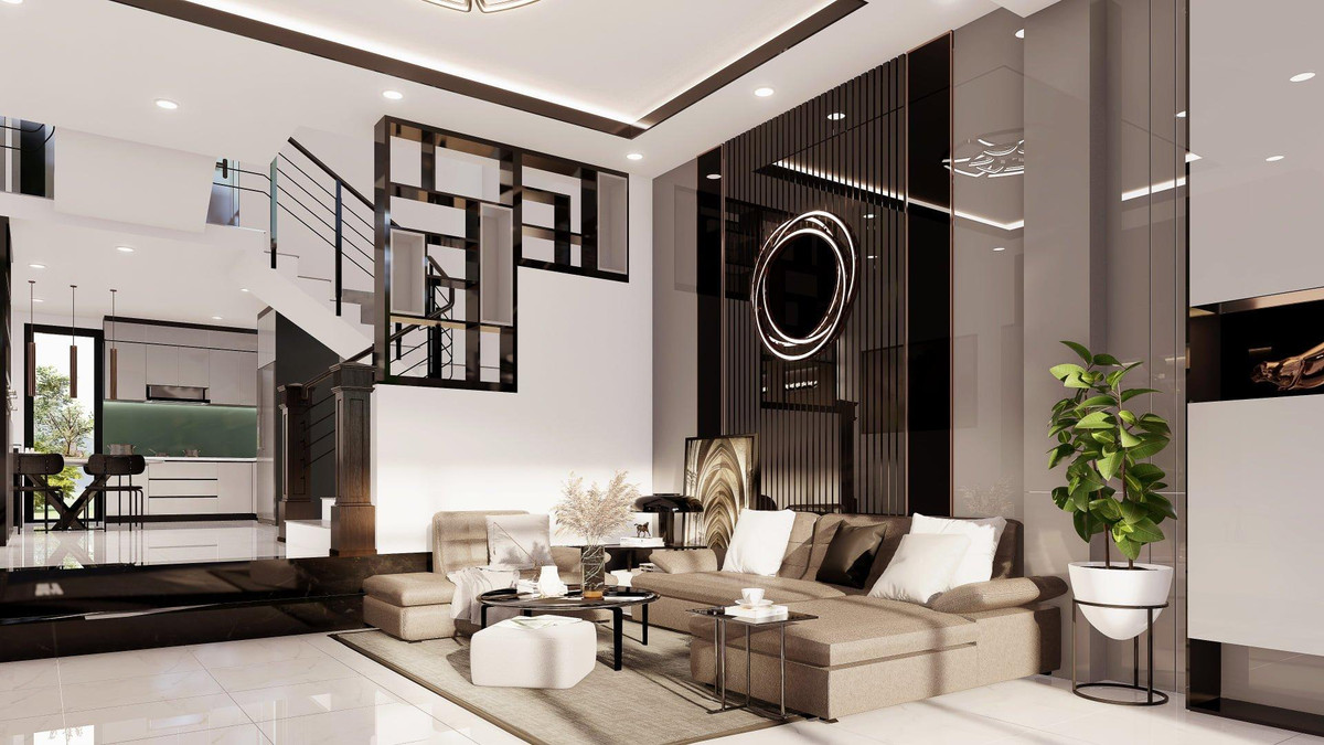 Khong gian song sang, xin va dang cap trong nha pho 2 tang-Hinh-11