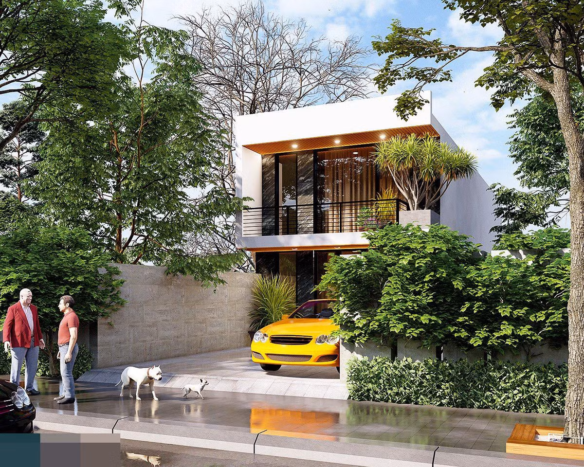 Khong gian song sang, xin va dang cap trong nha pho 2 tang-Hinh-2