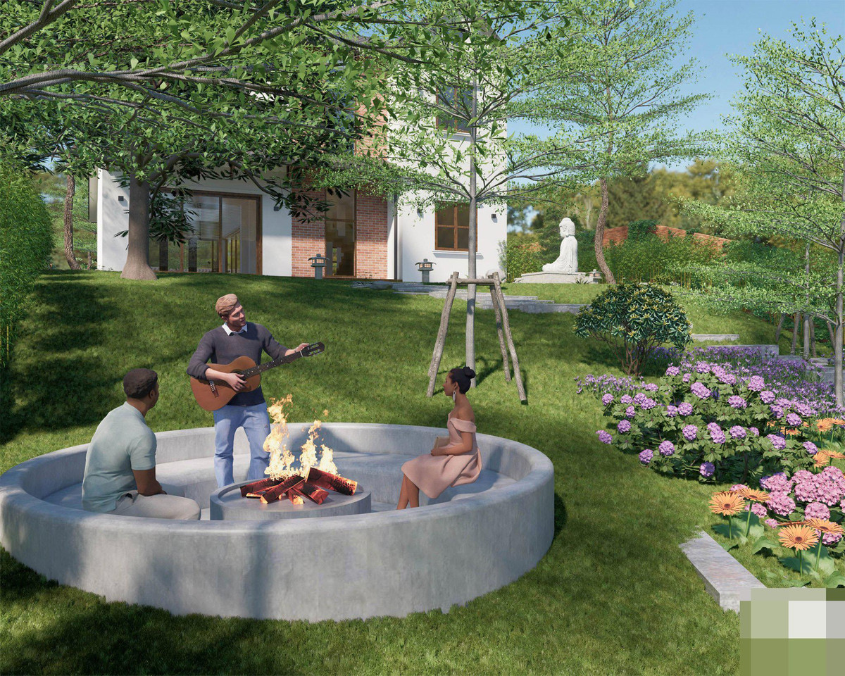 Villa ven ho dung mai ngoi moc mac, lay cam hung tu kien truc Nhat-Hinh-14