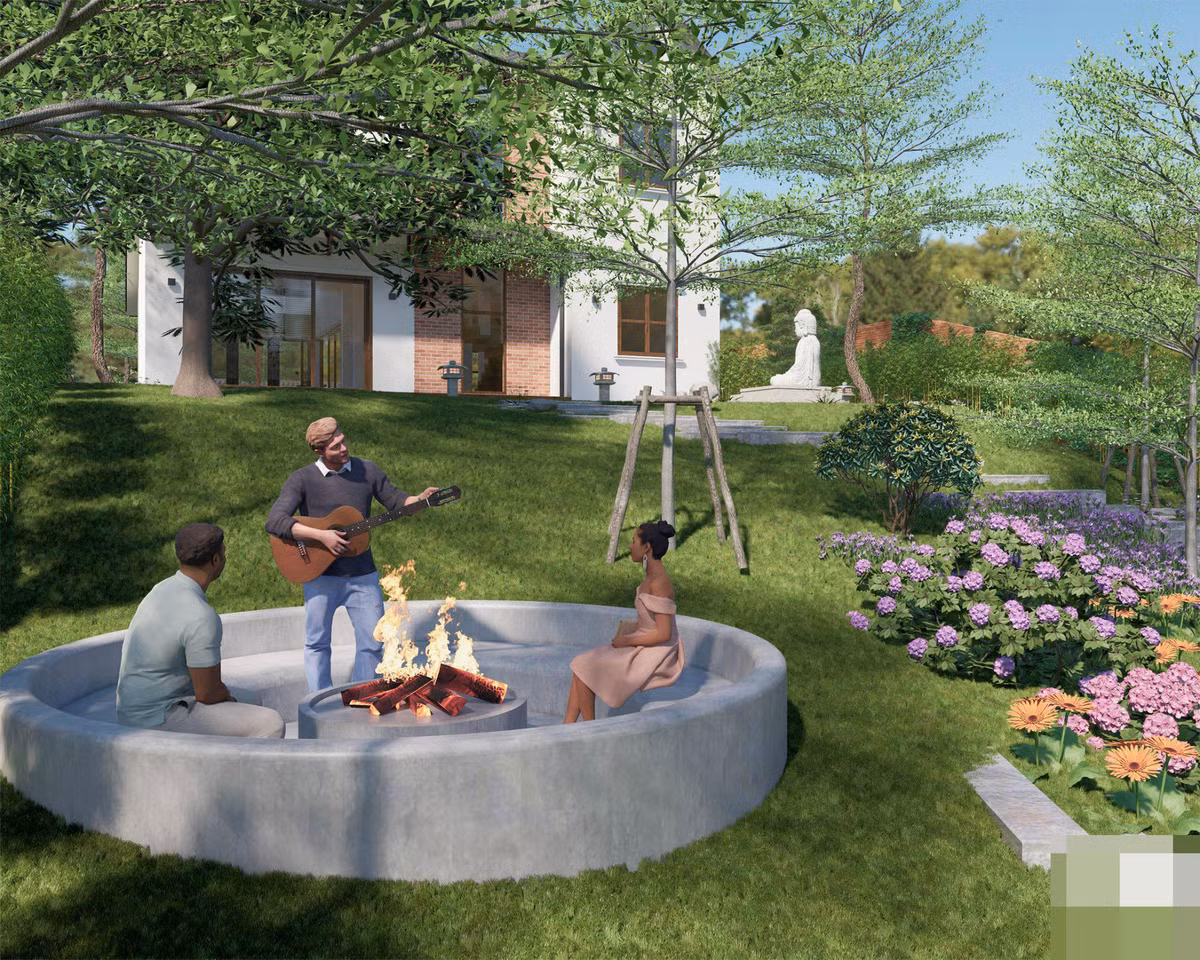 Villa ven ho dung mai ngoi moc mac, lay cam hung tu kien truc Nhat-Hinh-14