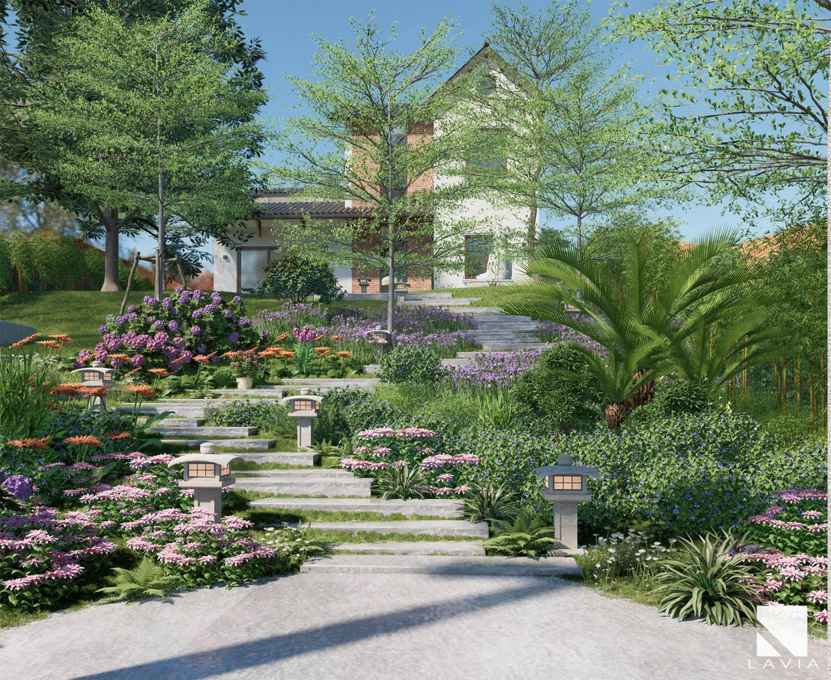 Villa ven ho dung mai ngoi moc mac, lay cam hung tu kien truc Nhat-Hinh-9