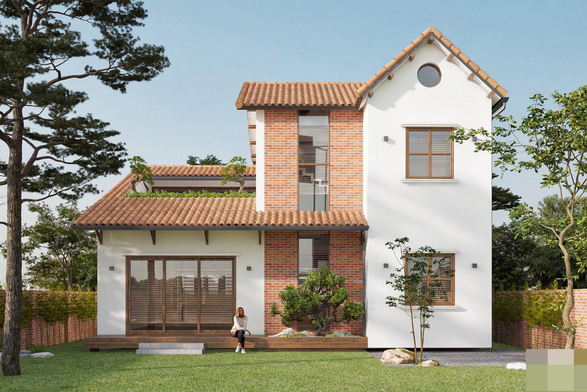 Villa ven ho dung mai ngoi moc mac, lay cam hung tu kien truc Nhat-Hinh-4