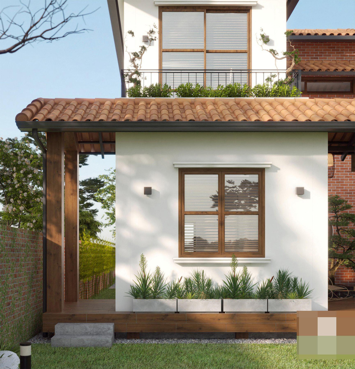 Villa ven ho dung mai ngoi moc mac, lay cam hung tu kien truc Nhat-Hinh-3