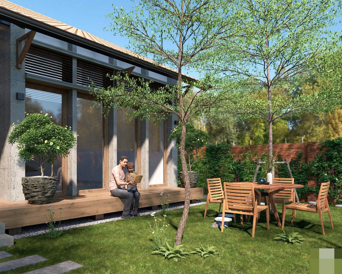 Villa ven ho dung mai ngoi moc mac, lay cam hung tu kien truc Nhat-Hinh-13