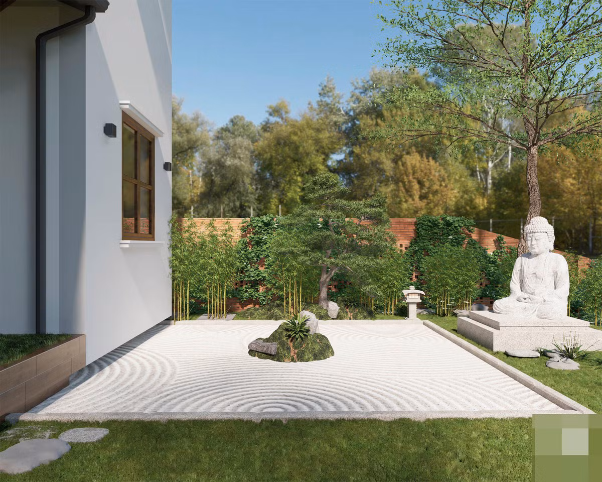 Villa ven ho dung mai ngoi moc mac, lay cam hung tu kien truc Nhat-Hinh-10