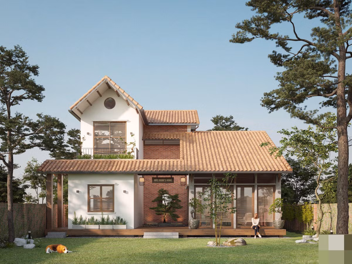 Villa ven ho dung mai ngoi moc mac, lay cam hung tu kien truc Nhat-Hinh-2