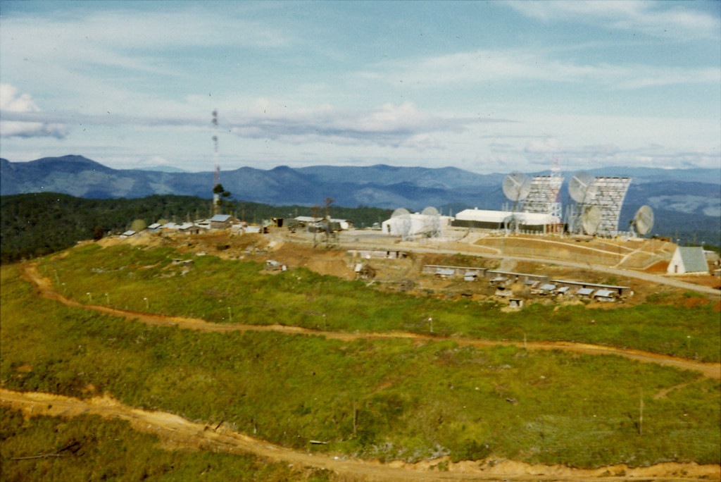 Trung tâm Truyền tin số 23 của Mỹ, nay thuộc địa phận xã Trạm Hành, TP Đà Lạt. Ảnh: Tom Petersen.