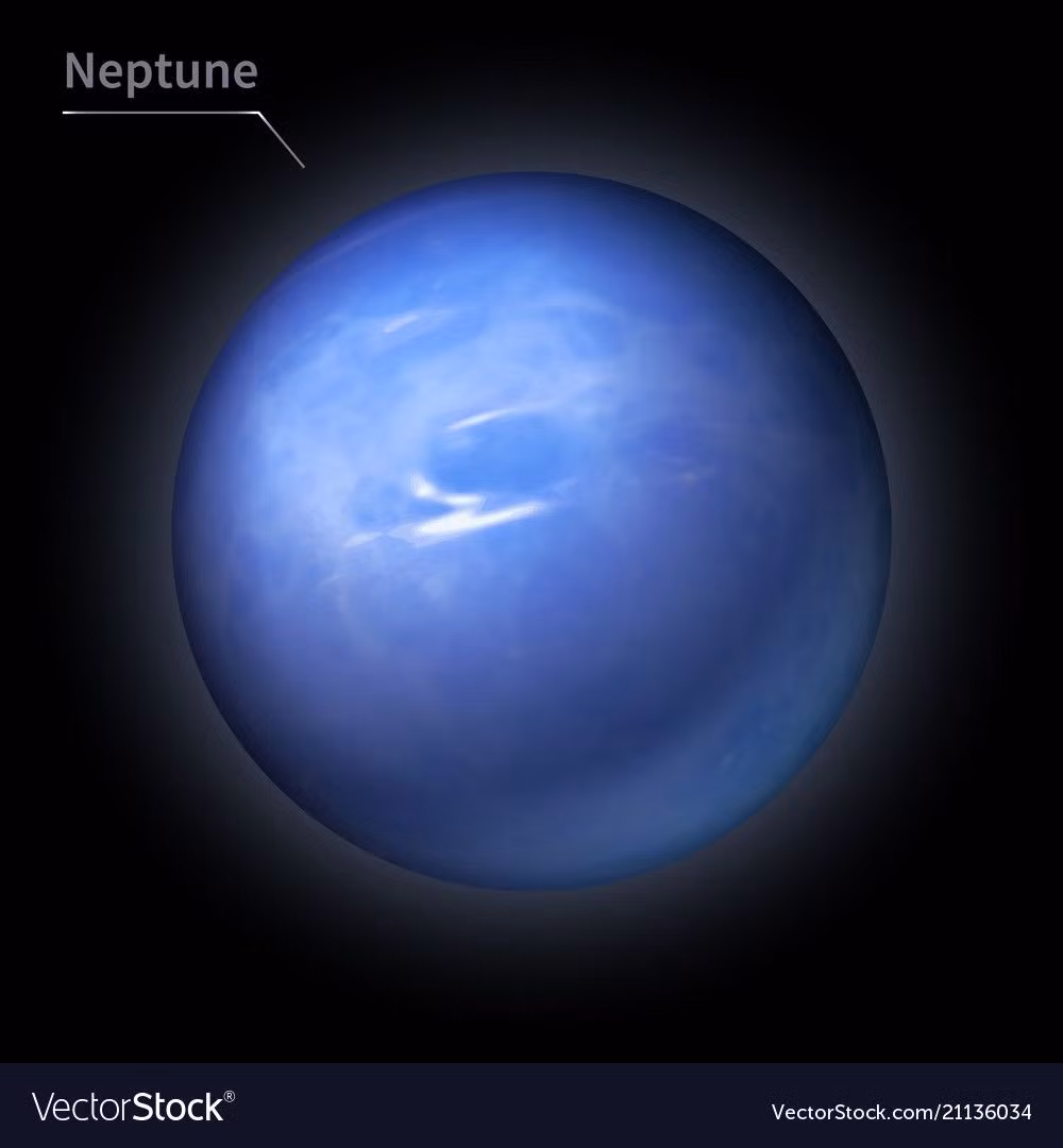  6. Phát hiện sao Hải Vương (1846). Sao Hải Vương được phát hiện nhờ tính toán toán học của Urbain Le Verrier và John Couch Adams, trước khi quan sát trực tiếp. Đây là hành tinh đầu tiên được phát hiện bằng cách dự đoán từ các tác động hấp dẫn lên các thiên thể khác. Ảnh: Pinterest.