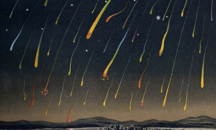  3. Giả thuyết Panspermia. Theo giả thuyết này, sự sống không bắt nguồn trên Trái đất mà đến từ không gian thông qua các vi sinh vật hoặc hợp chất hữu cơ trên thiên thạch, sao chổi, hoặc bụi vũ trụ rơi xuống Trái đất. Ảnh: Pinterest.