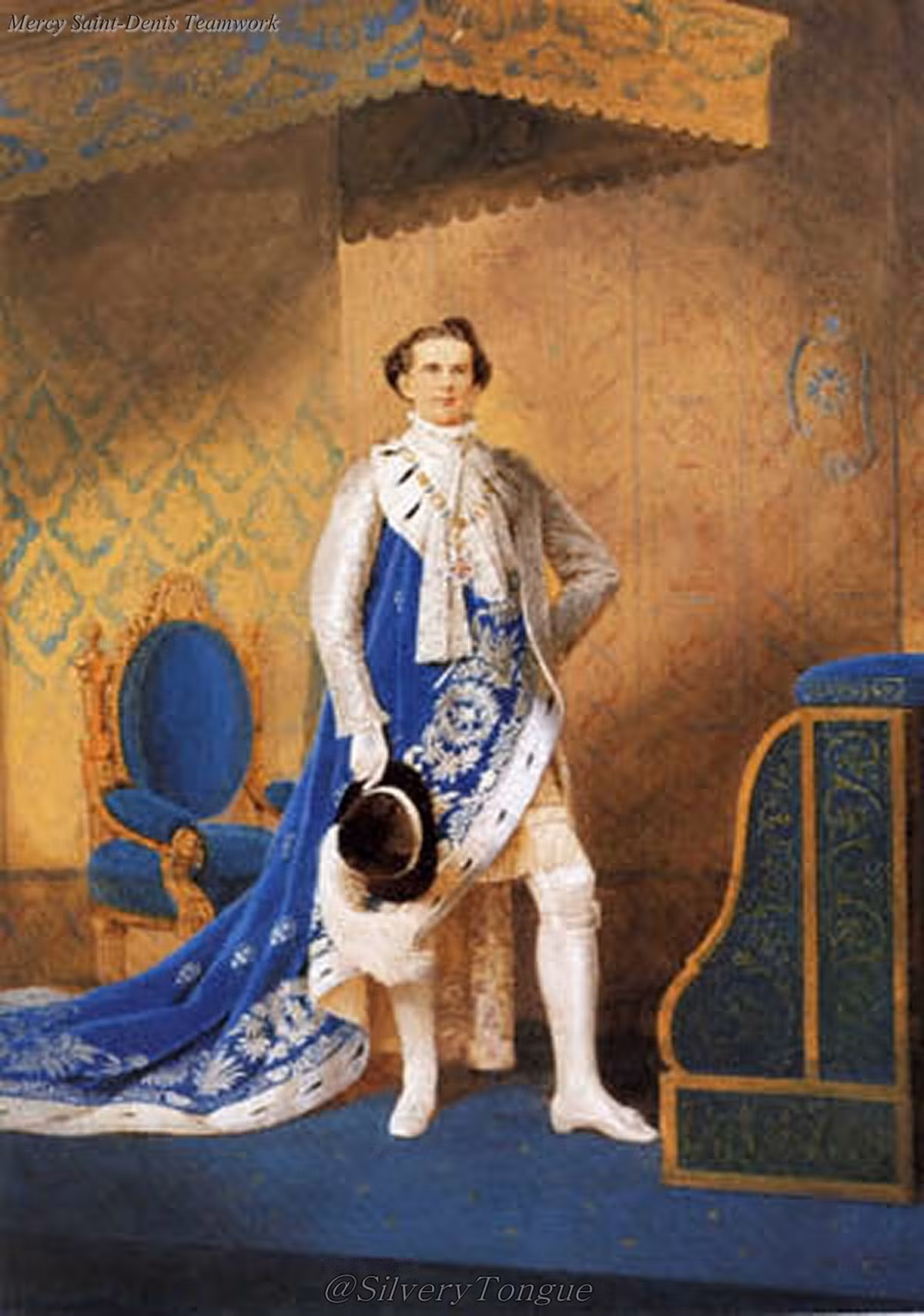  9. Vua Ludwig II (1845 - 1886, Bayern, Đức). Ludwig II nổi tiếng vì xây dựng những lâu đài kỳ quặc và xa hoa, như lâu đài Neuschwanstein, và không có hứng thú với chính trị. Ông bị tuyên bố là không có khả năng trị vì do mắc bệnh tâm thần và bị lật đổ. Ảnh: Pinterest.