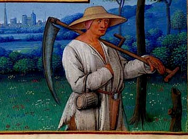  War Scythe (Lưỡi hái chiến đấu). Chiếc lưỡi hái chiến đấu này, lấy cảm hứng từ công cụ nông nghiệp, được cải tiến để trở thành vũ khí. Được nông dân sử dụng trong thời kỳ khởi nghĩa, vũ khí này có khả năng tạo ra những cú chém mạnh. Ảnh: Pinterest.