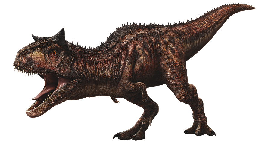Carnotaurus. Loài khủng long ăn thịt với cặp sừng nhỏ trên đầu này nhìn giống như một sinh vật từ truyện cổ tích. Nó có cánh tay cực kỳ ngắn so với các loài khủng long ăn thịt khác. Ảnh: Pinterest.