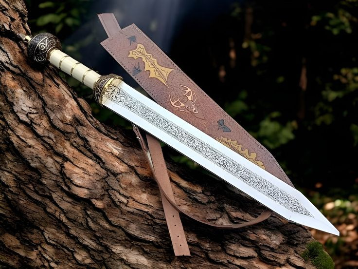  4. Kiếm. Kiếm là biểu tượng của quyền lực và quân sự trong suốt hàng ngàn năm, từ thời các đấu sĩ Hy Lạp đến võ sĩ samurai Nhật Bản. Ảnh: Pinterest.