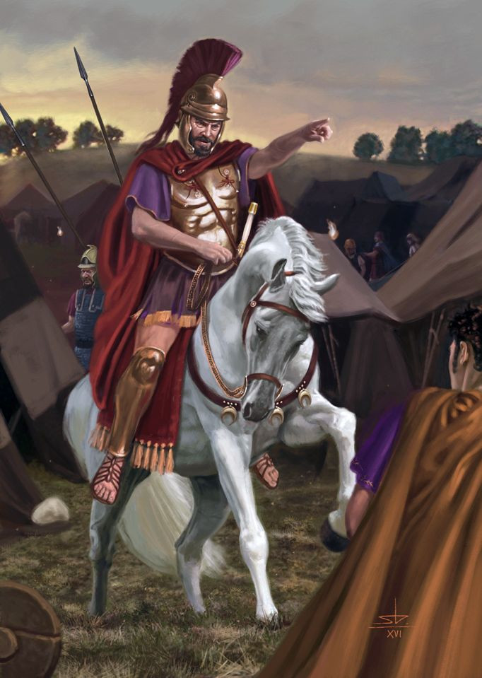  15. Hamilcar Barca (275–228 TCN). Nước: Carthage. Thành tựu: Là cha của Hannibal, Hamilcar đã xây dựng lại lực lượng Carthage sau Chiến tranh Punic lần thứ nhất và mở rộng quyền kiểm soát Carthage ở Tây Ban Nha, đặt nền tảng cho chiến dịch của con trai sau này. Ảnh: Pinterest.