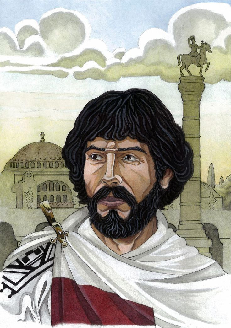  14. Belisarius (500–565 SCN). Nước: Đông La Mã (Byzantine). Thành tựu: Belisarius là một trong những vị tướng xuất sắc nhất của Đế chế Byzantine, nổi tiếng với các chiến dịch tái chiếm Bắc Phi và Ý từ người Vandal và Ostrogoth. Ảnh: Pinterest.