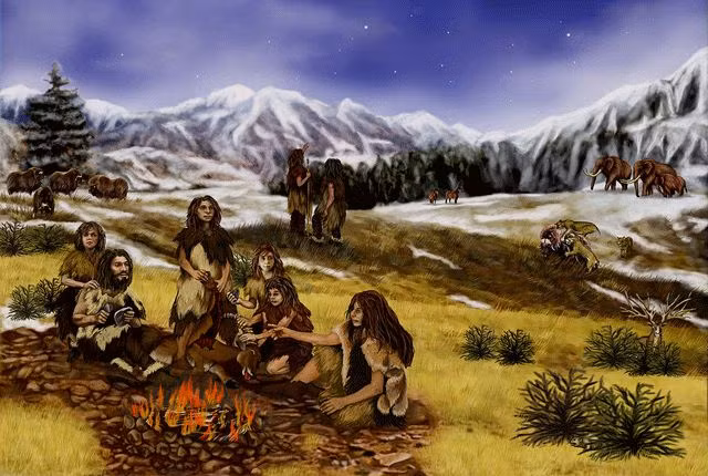  Nghệ thuật và văn hóa: Người Neanderthal có thể đã tạo ra nghệ thuật. Một số dấu vết về tranh vẽ và đồ trang sức được phát hiện cho thấy họ có khả năng sáng tạo và thể hiện bản thân. Ảnh: Pinterest.