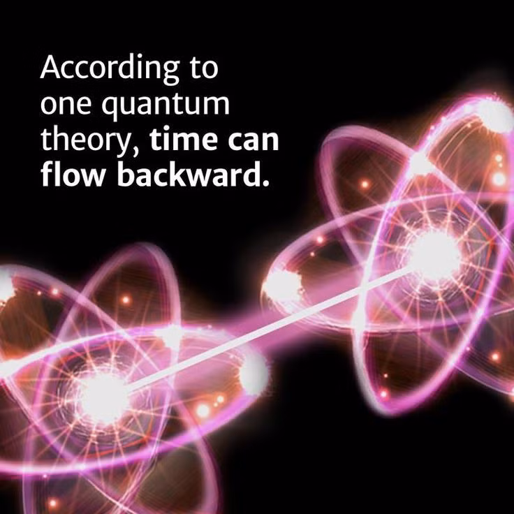  10. Tính chất của dòng chảy thời gian trong cơ học lượng tử. Các hạt lượng tử dường như có thể "xuyên thời gian," và trạng thái của chúng không bị giới hạn theo thời gian. Cơ chế của dòng chảy thời gian trong thế giới lượng tử vẫn là bí ẩn. Ảnh: Pinterest.