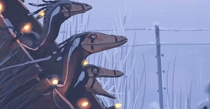  Thích nghi với đô thị hóa: Nếu loài người tồn tại song song với khủng long, một số loài có thể sẽ thích nghi với đô thị hóa, sinh sống ở vùng ven các khu dân cư hoặc trong rừng rậm, trở nên nhút nhát và cảnh giác hơn khi con người xuất hiện. Ảnh: Pinterest.