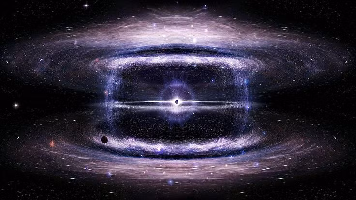  14. Thuyết Panspermia. Panspermia là giả thuyết cho rằng sự sống trên Trái đất có thể bắt nguồn từ vi khuẩn hoặc vật chất sống từ không gian được mang đến qua sao chổi, thiên thạch. Điều này gợi ý rằng sự sống có thể tồn tại và lan truyền trong vũ trụ. Ảnh: Pinterest.