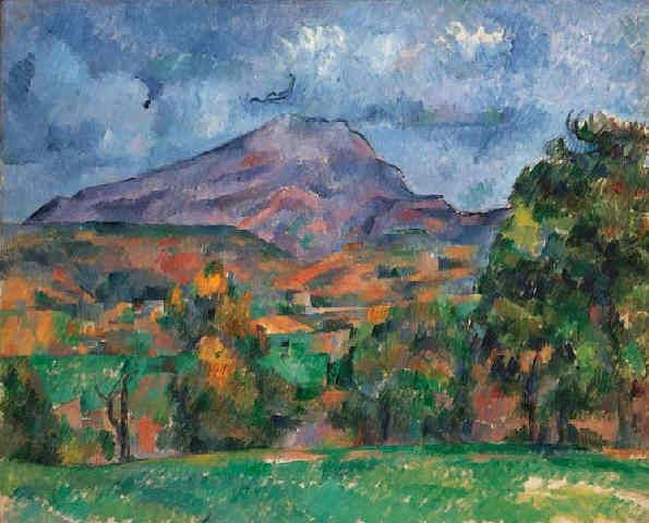  9. Paul Cézanne (1839–1906). Cézanne được xem là cầu nối giữa trường phái Ấn Tượng và nghệ thuật hiện đại. Ông có ảnh hưởng lớn đến nhiều họa sĩ thế kỷ 20. Tác phẩm Núi Sainte-Victoire là một trong những tác phẩm nổi tiếng của ông. Ảnh: Pinterest.