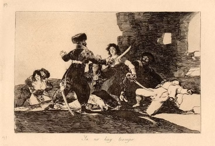  7. Francisco Goya (1746–1828). Goya là họa sĩ Tây Ban Nha có ảnh hưởng lớn, được coi là cầu nối giữa nghệ thuật cổ điển và hiện đại. Ông nổi tiếng với loạt tranh Nỗi Kinh Hoàng của Chiến Tranh (The Disasters of War) và bức Saturn Nuốt Con (Saturn Devouring His Son). Ảnh: Pinterest.