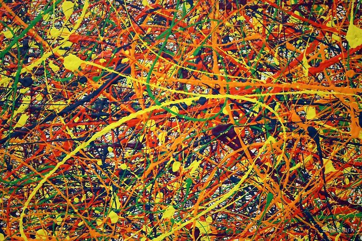 15. Jackson Pollock (1912–1956). Pollock là một trong những họa sĩ tiên phong của trường phái Trừu tợng Biểu hiện (Abstract Expressionism). Ông nổi tiếng với phương pháp vẽ "drip painting", trong đó ông tạo ra các bức tranh bằng cách nhỏ giọt và đổ sơn lên toan. Ảnh: Pinterest.