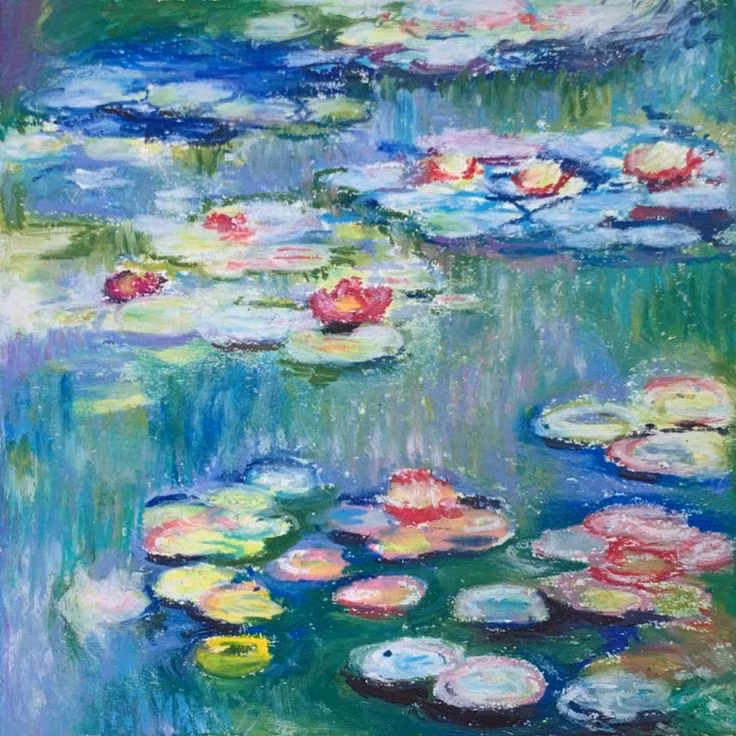  10. Claude Monet (1840–1926). Monet là họa sĩ hàng đầu của trường phái Ấn Tượng (Impressionism). Tác phẩm Water Lilies và Impression, Sunrise của ông là những ví dụ kinh điển về cách ông sử dụng ánh sáng và màu sắc để tạo ra ấn tượng thoáng qua của thiên nhiên. Ảnh: Pinterest.