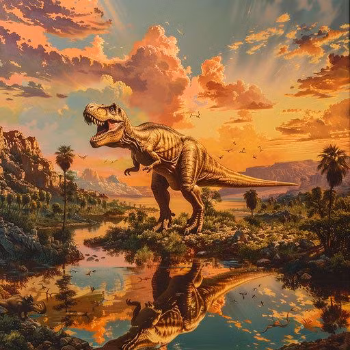  Sự suy thoái dần dần: Cuối cùng, một giả thuyết cho rằng khủng long đã suy thoái dần qua hàng triệu năm do những thay đổi từ từ về môi trường, khí hậu và hệ sinh thái, và sự kiện thiên thạch va chạm chỉ là cú đánh cuối cùng. Ảnh: Pinterest.