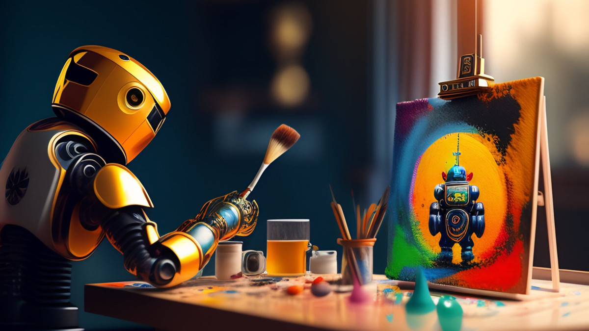 11. Trí tuệ nhân tạo trong sáng tạo nghệ thuật. AI có khả năng tham gia vào sáng tạo nghệ thuật, từ sáng tác âm nhạc, viết văn, đến vẽ tranh. Những công cụ sáng tạo dựa trên AI có thể hỗ trợ hoặc thay thế con người trong việc sản xuất nội dung nghệ thuật. Ảnh: Pinterest.