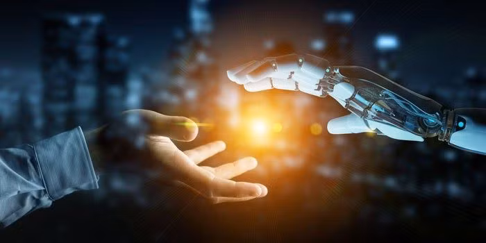  15. Tương tác người-máy nâng cao. Sự kết hợp giữa AI và công nghệ thực tế ảo (VR), thực tế tăng cường (AR) sẽ tạo ra những trải nghiệm tương tác người-máy vượt trội, từ giáo dục, giải trí, đến công việc, làm thay đổi cách con người tiếp cận công nghệ và thông tin. Ảnh: Pinterest.