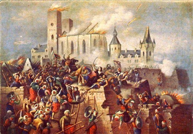 Ngày 6/8/1566, cuộc vây hãm pháo đài Szigetvár bắt đầu. Suleiman tung toàn bộ lực lượng và vấp phải sự kháng cự mãnh liệt của đối phương. Dù thiệt hại nặng nề, đội quân của ông dần dần chiếm ưu thế nhờ áp đảo về số lượng.