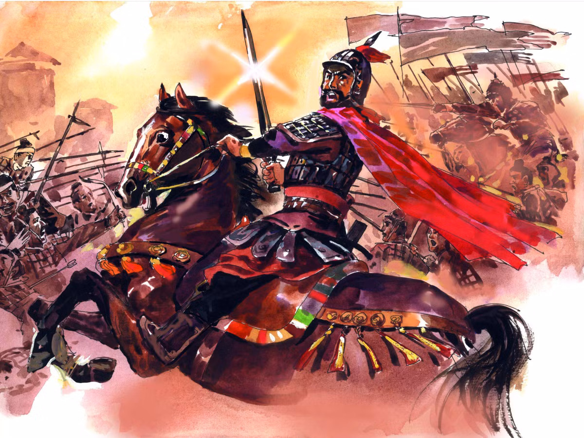 Theo đó, vào năm 206 TCN, Tây Sở Bá Vương Hạng Vũ tiếp tục dẫn 60 vạn quân hướng về phía nước Tần. Trong cuộc tiến công thắng lợi đánh vào đại bản doanh của Tần quốc, Tây Sở Bá Vương đã bắt giữ 20 vạn tù binh nước Tần là những quân lính đầu hàng.