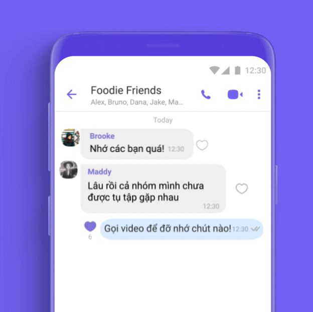 Viber he lo tinh nang moi: Goi video nhom cung luc 20 nguoi