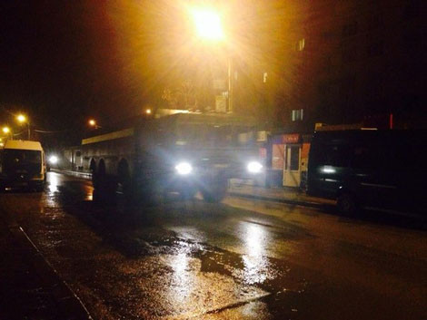 Bệ phóng mang đạn Yakhont của hệ thống Bastion được phát hiện trên đường phố Sevastopol.