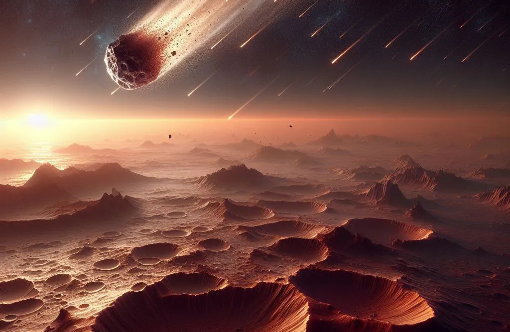 Hố va chạm trên Sao Hỏa- dấu vết của các vụ va chạm - Hình 2 Ho va cham tren Sao Hoa- dau vet cua cac vu va cham-Hinh-2